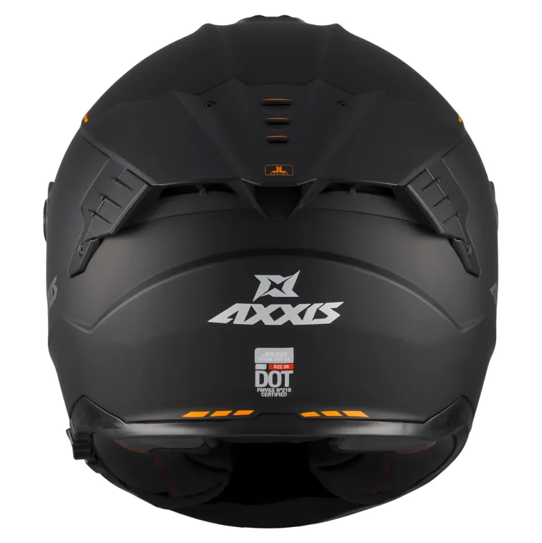 Kask integralny AXXIS HAWK EVO SV SOLID A1 MATT czarny mat
