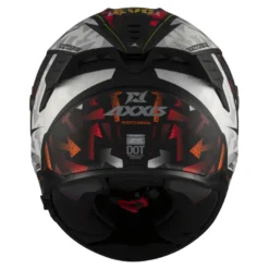 Kask integralny AXXIS HAWK EVO SV SKETCHBOOK B2 MATT czerwony czarny biały