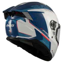 Kask integralny AXXIS HAWK EVO SV TITAN A7 GLOSS BLUE niebieski biały