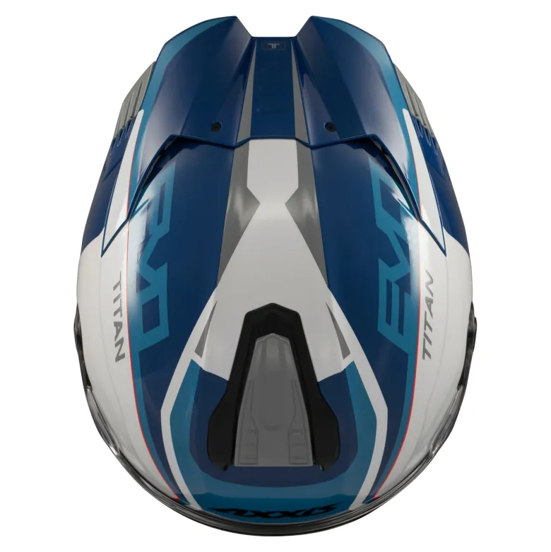 Kask integralny AXXIS HAWK EVO SV TITAN A7 GLOSS BLUE niebieski biały