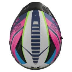 Kask integralny AXXIS PANTHER SV PASSENGER C8 MATT niebieski różowy zielony szary