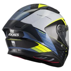Kask integralny AXXIS PANTHER SV DIMENSION B3 GLOSS niebieski żółty fluo czarny biały