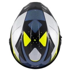 Kask integralny AXXIS PANTHER SV DIMENSION B3 GLOSS niebieski żółty fluo czarny biały