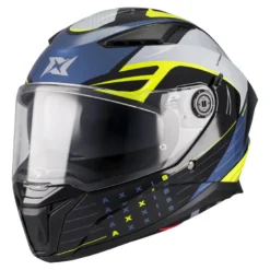 Kask integralny AXXIS PANTHER SV DIMENSION B3 GLOSS niebieski żółty fluo czarny biały