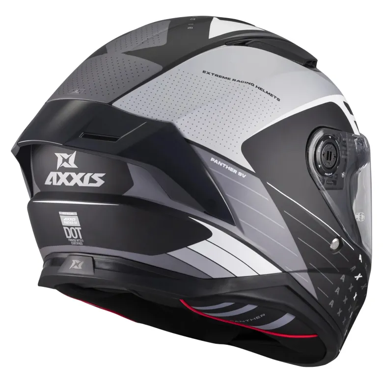 Kask integralny AXXIS PANTHER SV DIMENSION B0 MATT szary czarny biały