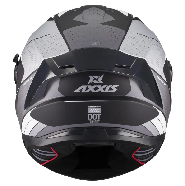 Kask integralny AXXIS PANTHER SV DIMENSION B0 MATT szary czarny biały