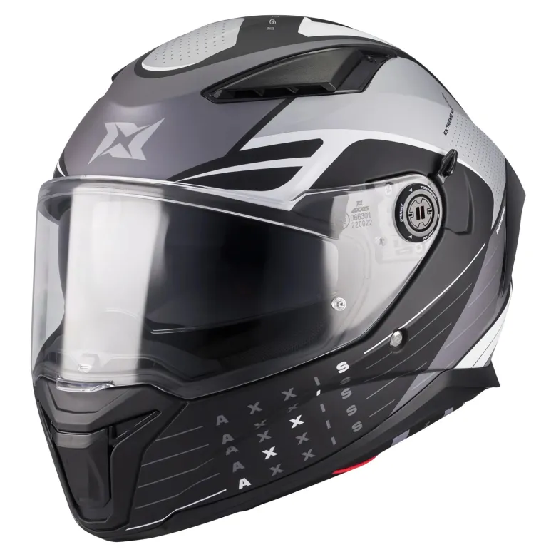 Kask integralny AXXIS PANTHER SV DIMENSION B0 MATT szary czarny biały