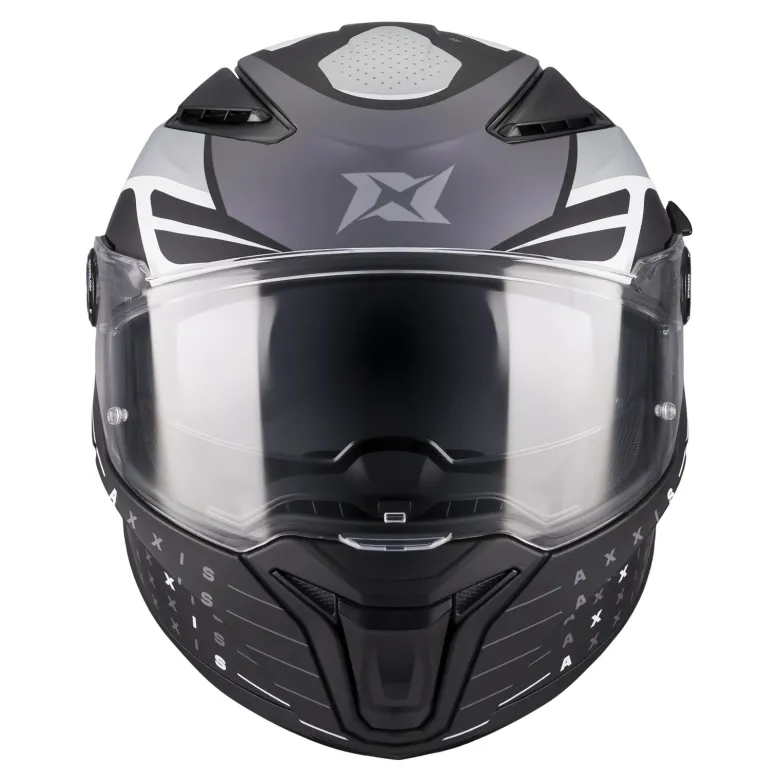 Kask integralny AXXIS PANTHER SV DIMENSION B0 MATT szary czarny biały