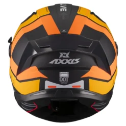Kask integralny AXXIS PANTHER SV VALVE B4 MATT żółty pomarańczowy szary czarny