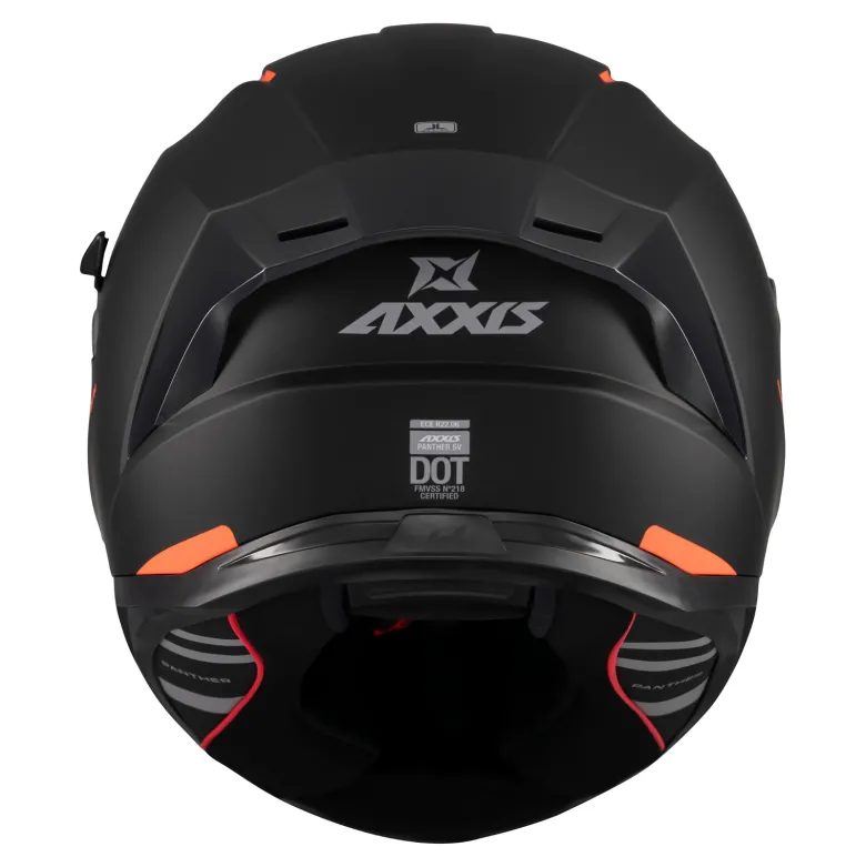 Kask integralny AXXIS PANTHER SV SOLID A1 MATT BLACK czarny mat