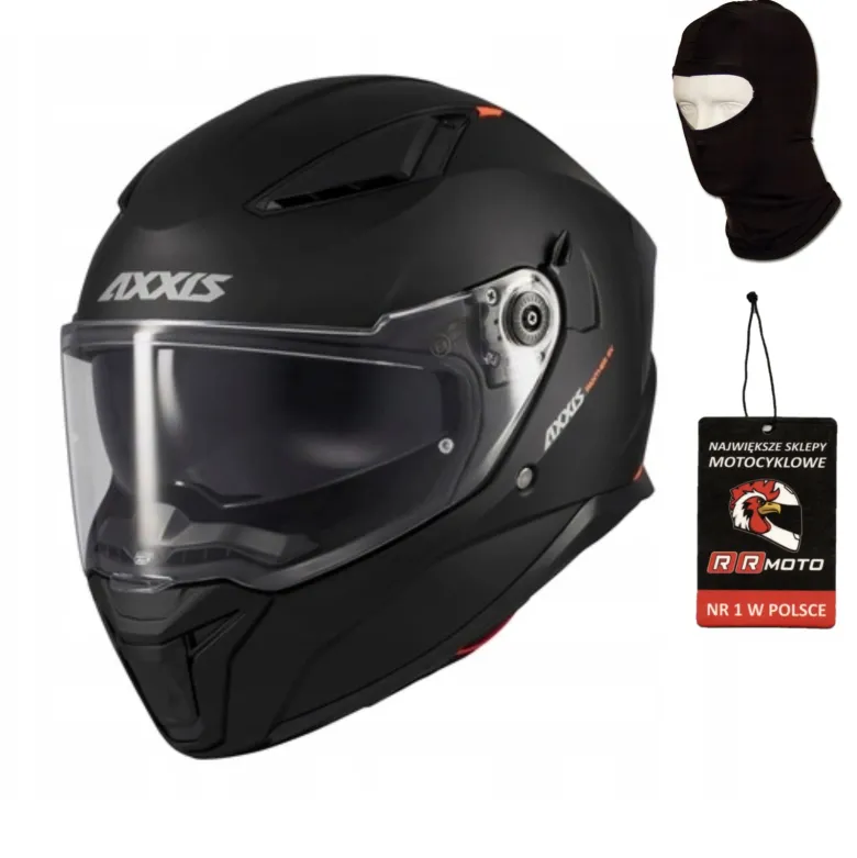 Kask integralny AXXIS PANTHER SV SOLID A1 MATT BLACK czarny mat