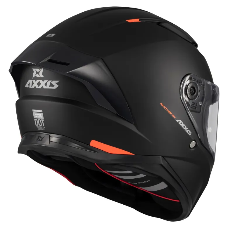 Kask integralny AXXIS PANTHER SV SOLID A1 MATT BLACK czarny mat