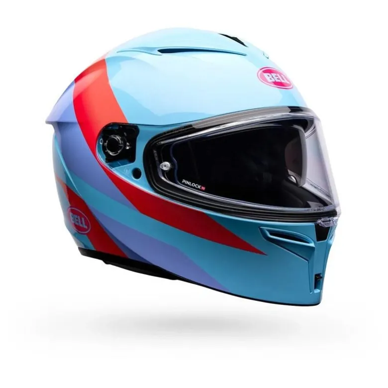 Kask integralny BELL LITHIUM ECE6 PASSION BLUE PINK niebieski różowy fioletowy czerwony