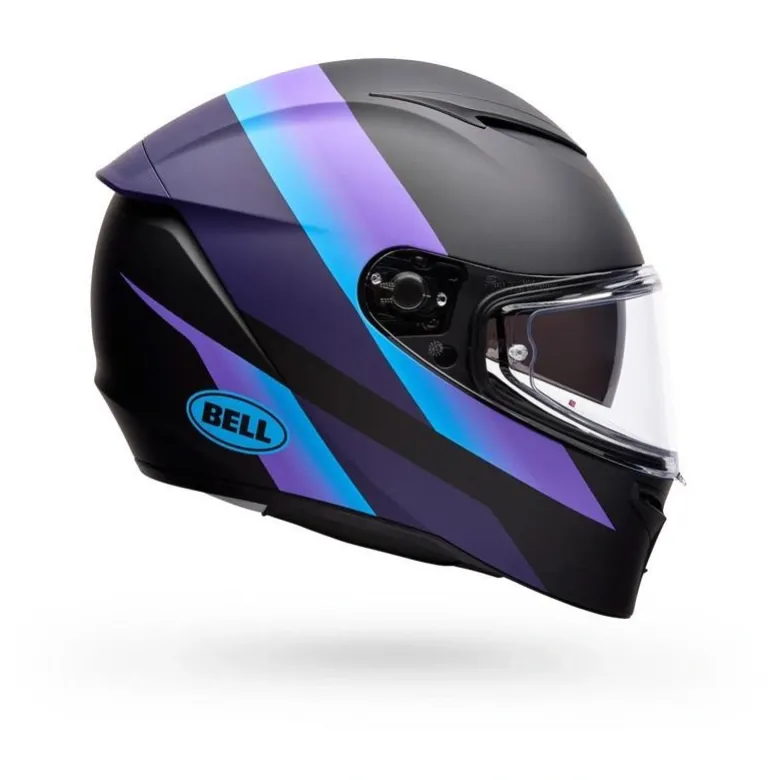 Kask integralny BELL LITHIUM ECE6 PASSION MATTE BLACK PURPLE czarny fioletowy