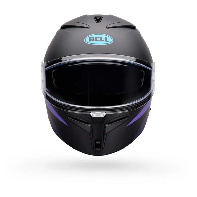 Kask integralny BELL LITHIUM ECE6 PASSION MATTE BLACK PURPLE czarny fioletowy