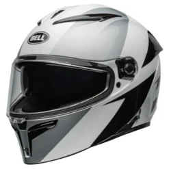 Kask integralny BELL LITHIUM ECE6 SHEAR SILVER/WHITE srebrny biały