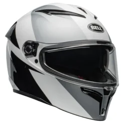 Kask integralny BELL LITHIUM ECE6 SHEAR SILVER/WHITE srebrny biały