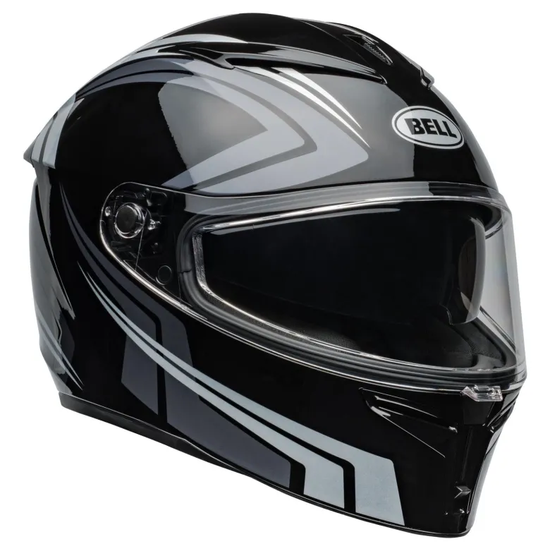 Kask integralny BELL LITHIUM ECE6 JETSTREAM BLACK/SILVER czarny srebrny