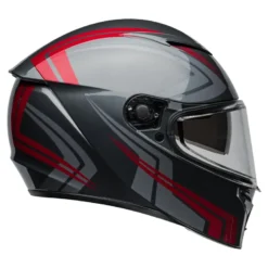Kask integralny BELL LITHIUM ECE6 JETSTREAM GRAY/CANDY RED szary czerwony