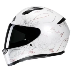 Kask integralny HJC C10 EPIK WHITE biały złoty srebrny