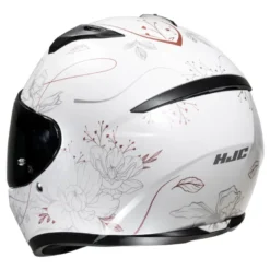 Kask integralny HJC C10 EPIK WHITE biały złoty srebrny