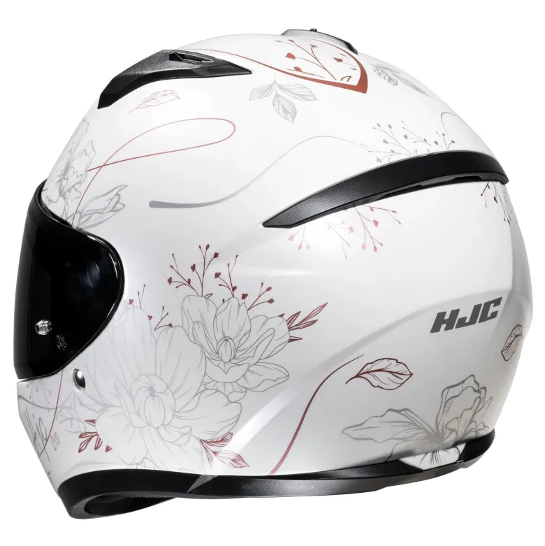 Kask integralny HJC C10 EPIK WHITE biały złoty srebrny