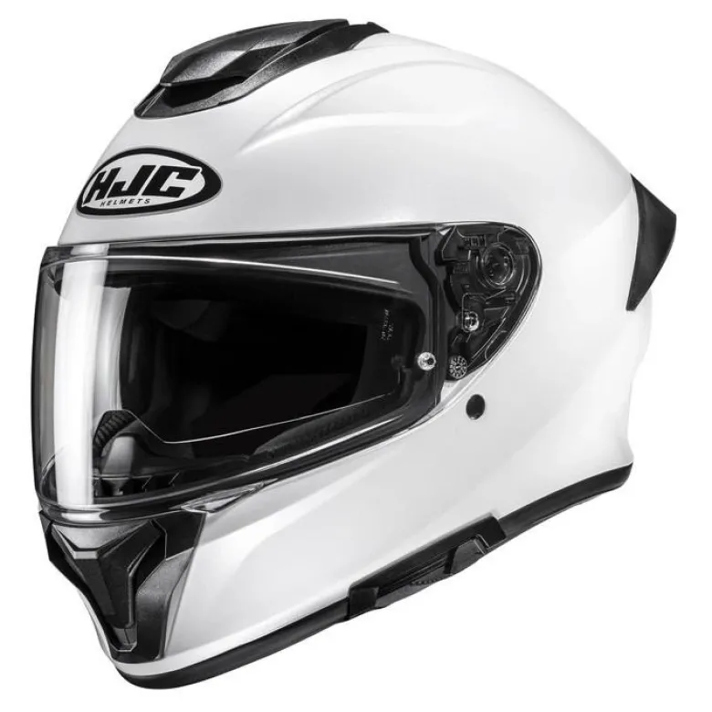 Kask integralny HJC C71 SOLID PEARL WHITE biały
