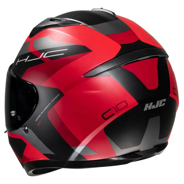 Kask integralny HJC C10 TINS BLACK/RED czerwony czarny szary