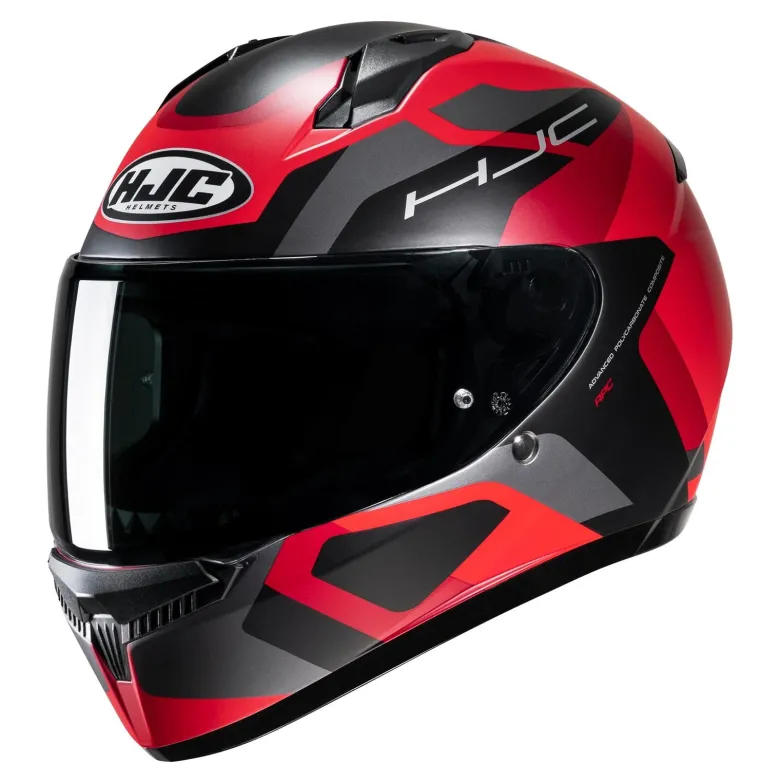 Kask integralny HJC C10 TINS BLACK/RED czerwony czarny szary