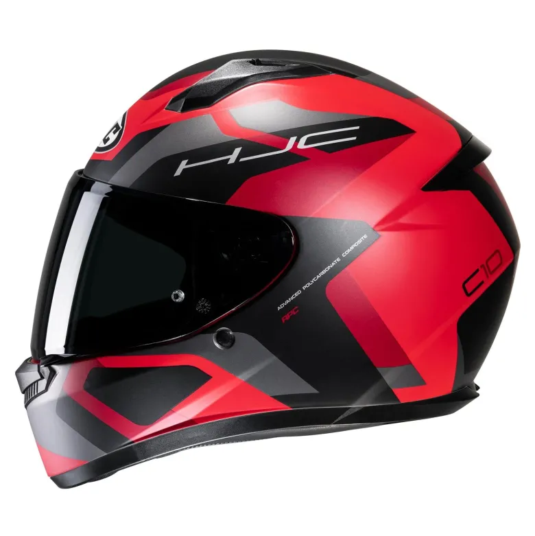 Kask integralny HJC C10 TINS BLACK/RED czerwony czarny szary