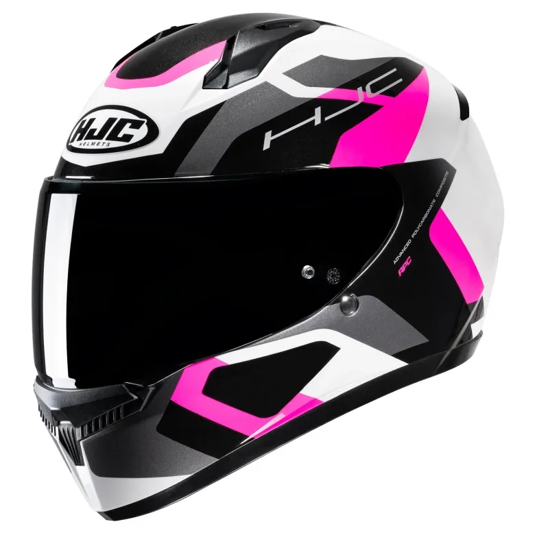Kask integralny HJC C10 TINS WHITE/PINK biały różowy grafitowy czarny