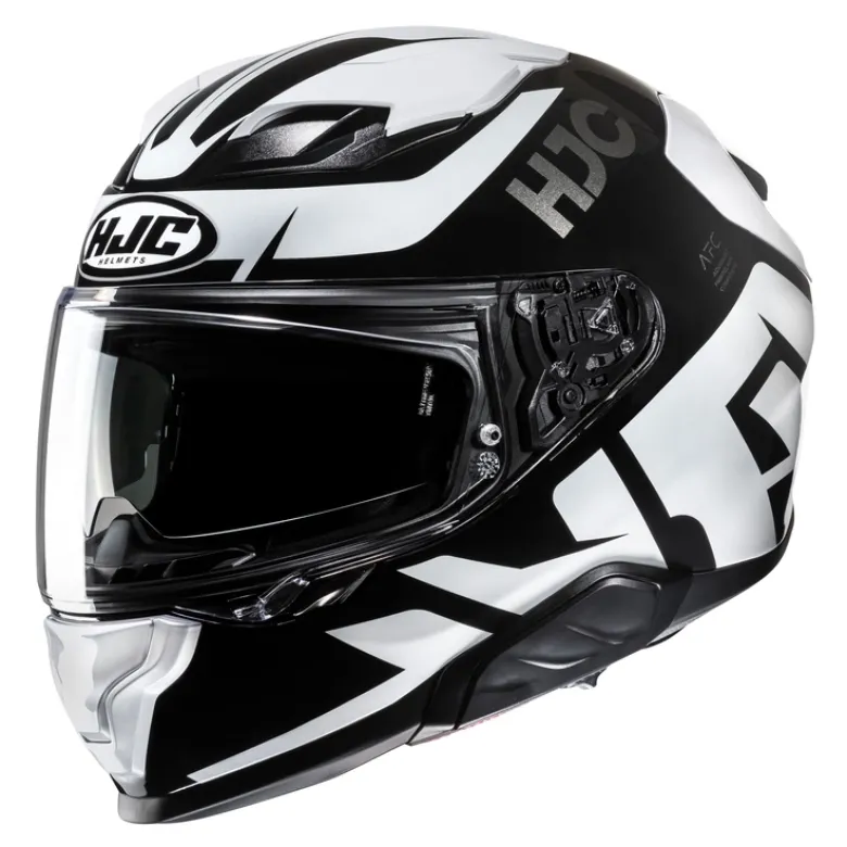 Kask integralny HJC F71 BARD BLACK/WHITE czarny biały