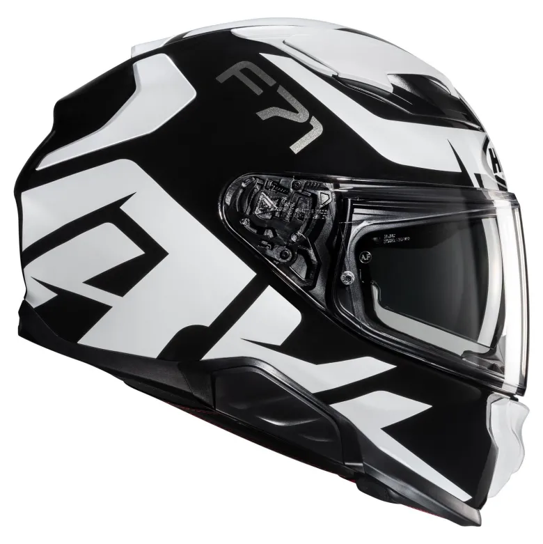 Kask integralny HJC F71 BARD BLACK/WHITE czarny biały