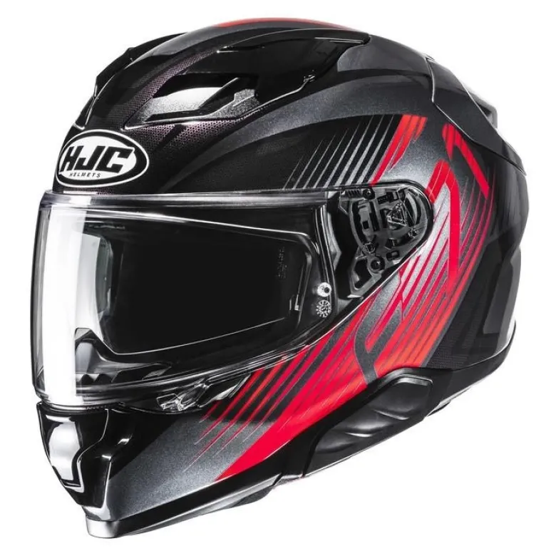 Kask integralny HJC F71 CATOS BLACK/RED czarny czerwony