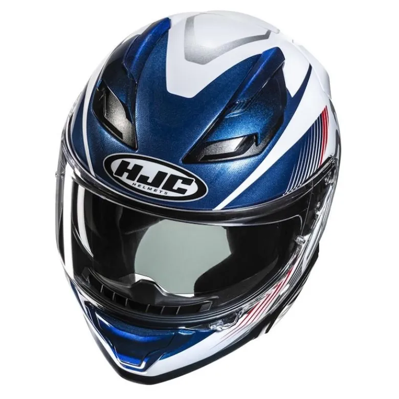 Kask integralny HJC F71 CATOS BLUE/WHITE niebieski biały