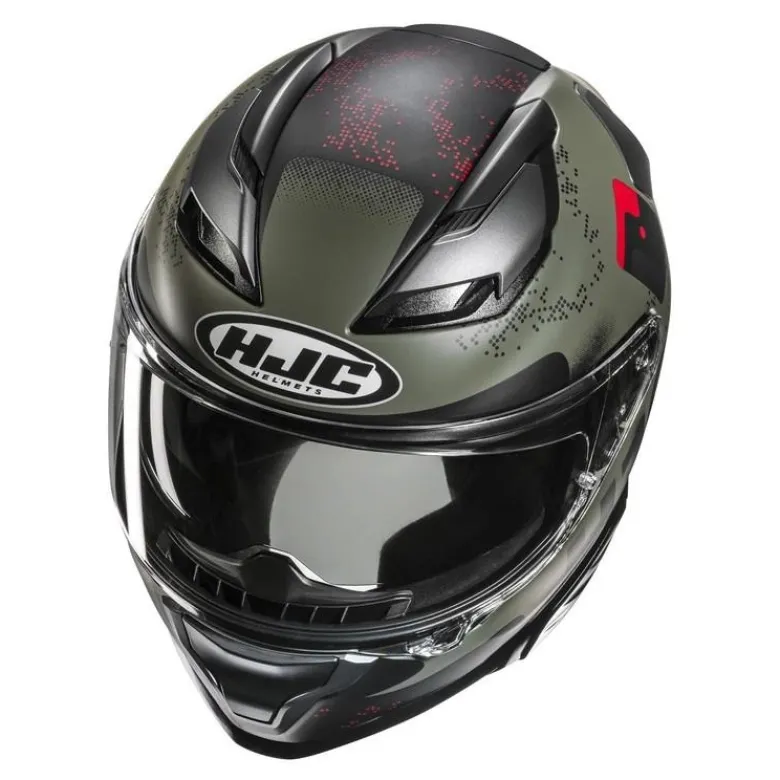 Kask integralny HJC F71 FACO GREEN/BLACK zielony czarny
