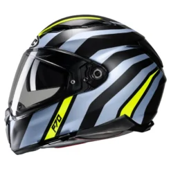 Kask integralny HJC F70 GALLA BLUE/YELLOW niebieski żółty fluo czarny