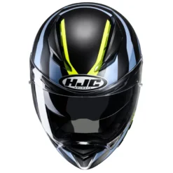 Kask integralny HJC F70 GALLA BLUE/YELLOW niebieski żółty fluo czarny