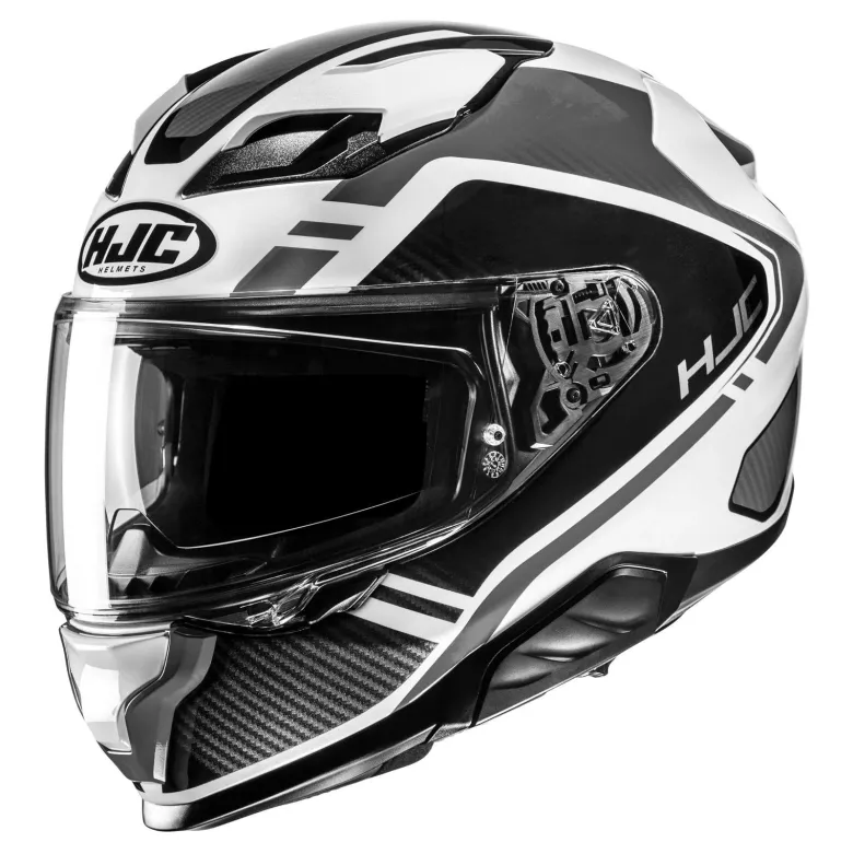 Kask integralny HJC F71 TOZZ BLACK/WHITE czarny biały