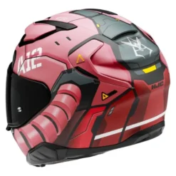 Kask integralny HJC F71 ZAKU BANDAI NAMCO RED/BLACK czerwony czarny