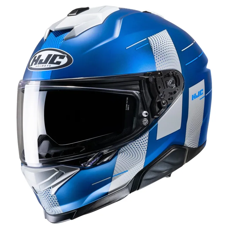 Kask integralny HJC I71 PEKA BLUE niebieski biały