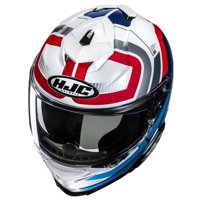 Kask integralny HJC I71 VIZ BLUE/RED niebieski czerwony