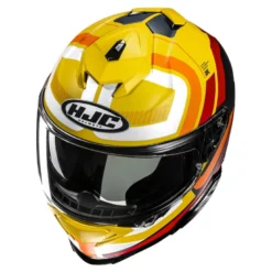 Kask integralny HJC I71 VIZ YELLOW/RED żółty czerwony