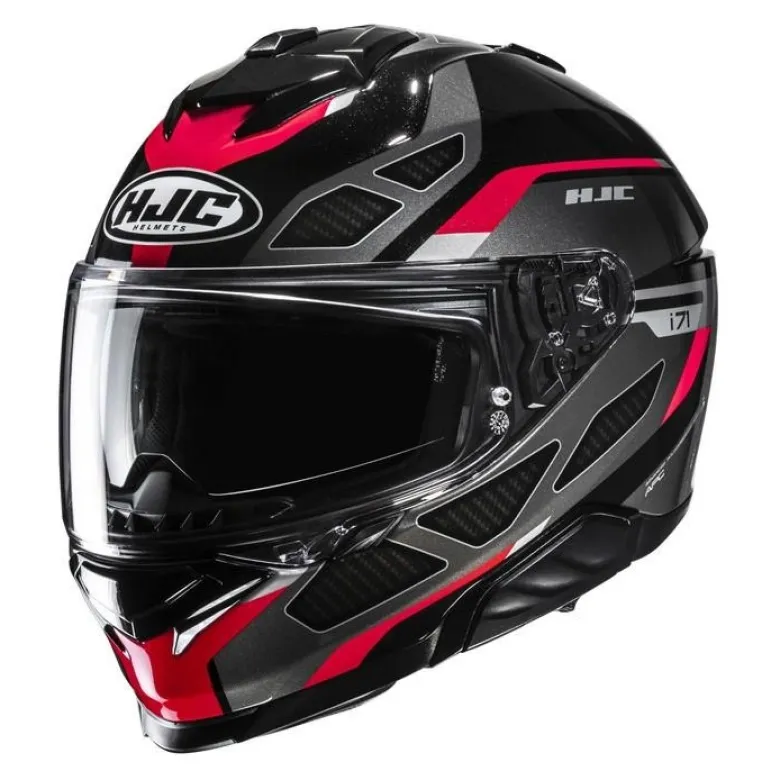 Kask integralny HJC I71 ZEST BLACK/RED czarny czerwony