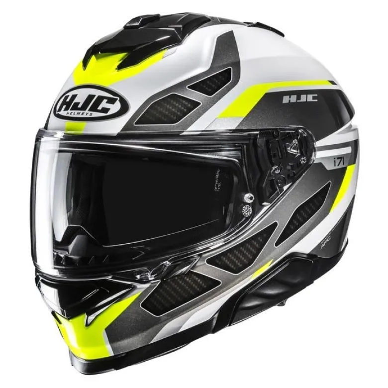 Kask integralny HJC I71 ZEST WHITE/YELLOW biały żółty
