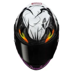 Kask integralny HJC RPHA 12 ANTI VENOM 2 MARVEL BLACK/WHITE czarny biały fioletowy żółty