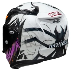 Kask integralny HJC RPHA 12 ANTI VENOM 2 MARVEL BLACK/WHITE czarny biały fioletowy żółty