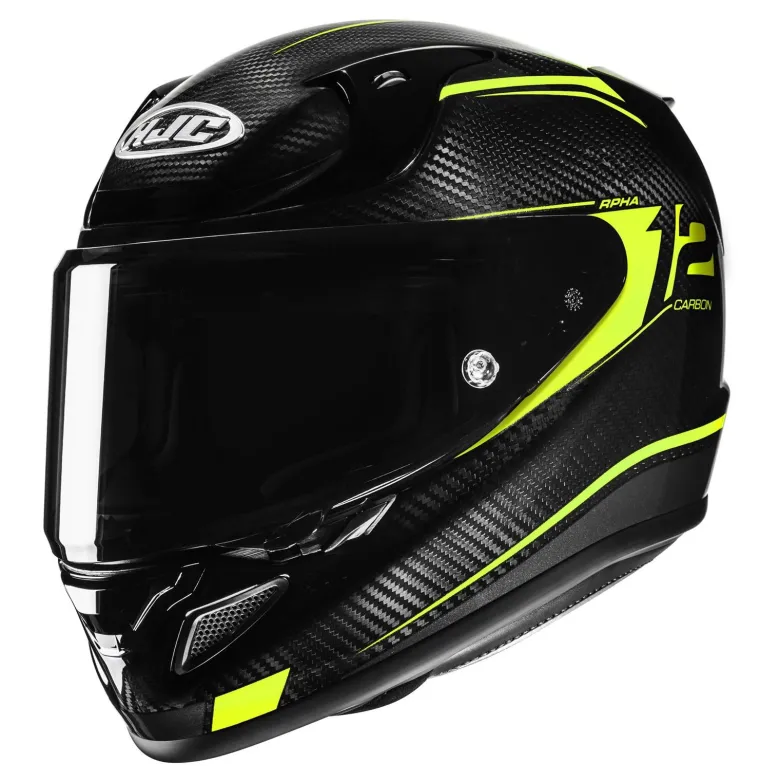 Kask integralny HJC RPHA 12 CARBON KERES BLACK/YELLOW czarny żółty