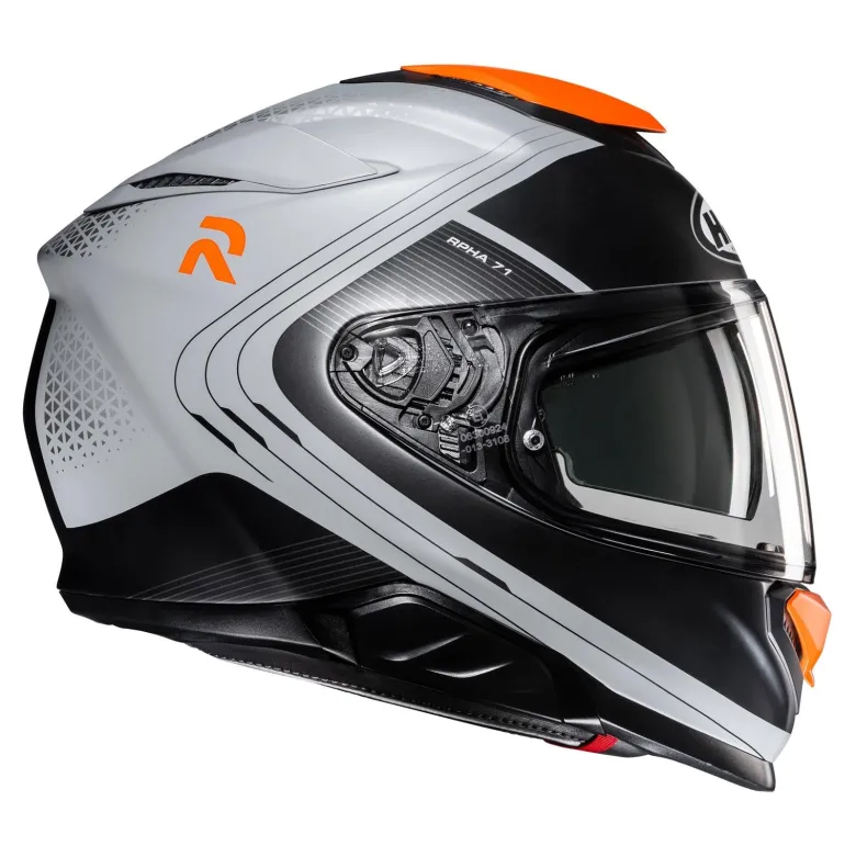 Kask integralny HJC RPHA 71 FREPE BLACK/SILVER czarny srebrny pomarańczowy