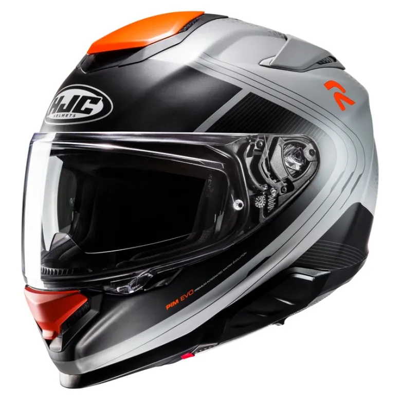 Kask integralny HJC RPHA 71 FREPE BLACK/SILVER czarny srebrny pomarańczowy